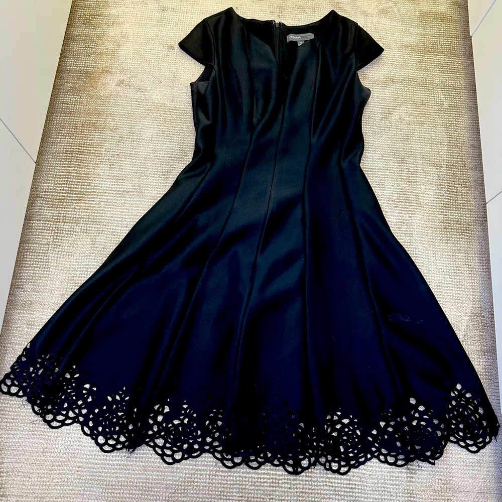 Donna Ricco black elegant dress size 10